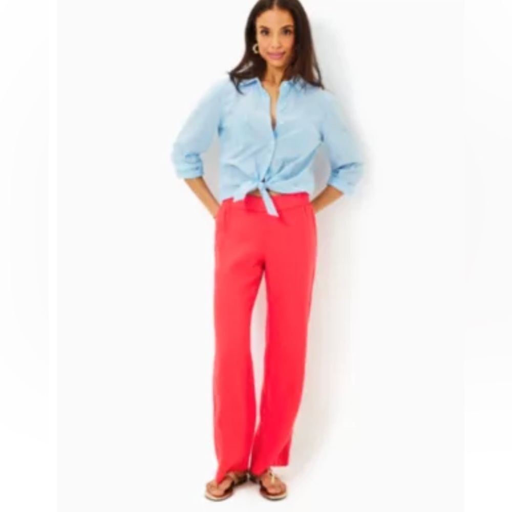 NWT LP Deri Linen Palazzo Pant-M
